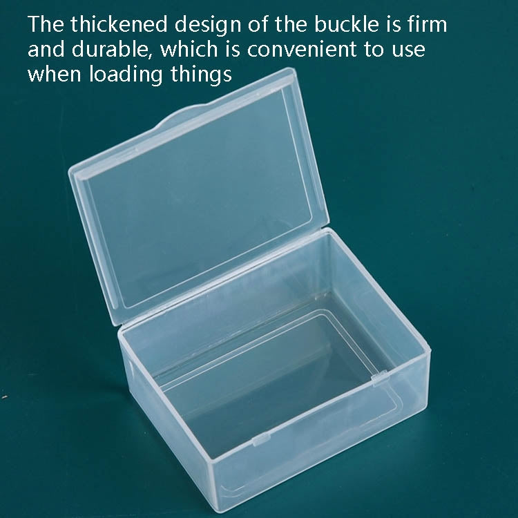 30 Stück Rechteckige transparente Kunststoffbox PP Universalbox Teile Hardware-Werkzeug Aufbewahrungsbox, 30 Stück