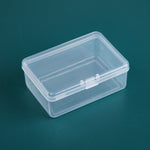 20 STÜCK Rechteckige Kunststoffbox Transparente Teile PP Aufbewahrungsbox mit Deckel, 20 STÜCK Rechteckig