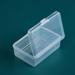 20 STÜCK Rechteckige Kunststoffbox Transparente Teile PP Aufbewahrungsbox mit Deckel, 20 STÜCK Rechteckig
