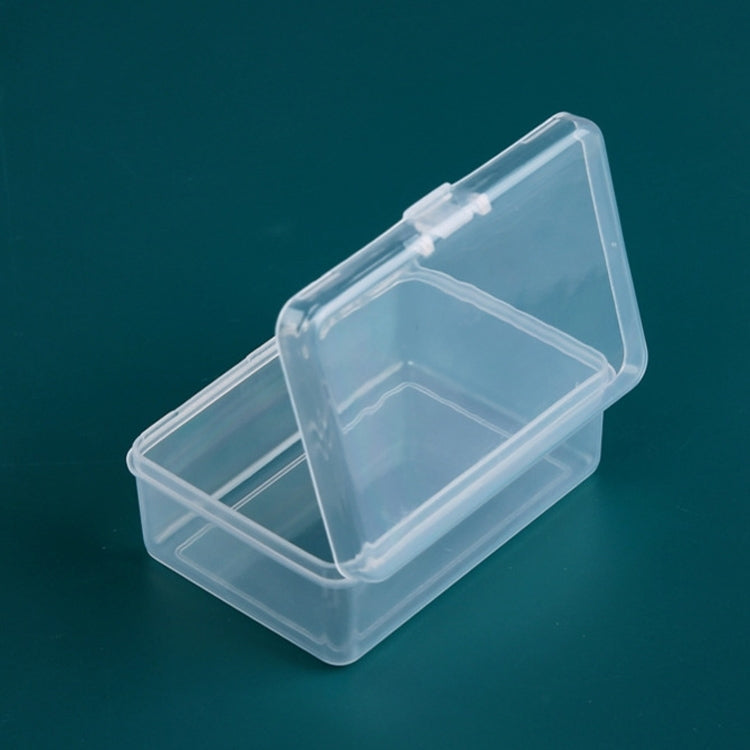 20 STÜCK Rechteckige Kunststoffbox Transparente Teile PP Aufbewahrungsbox mit Deckel, 20 STÜCK Rechteckig