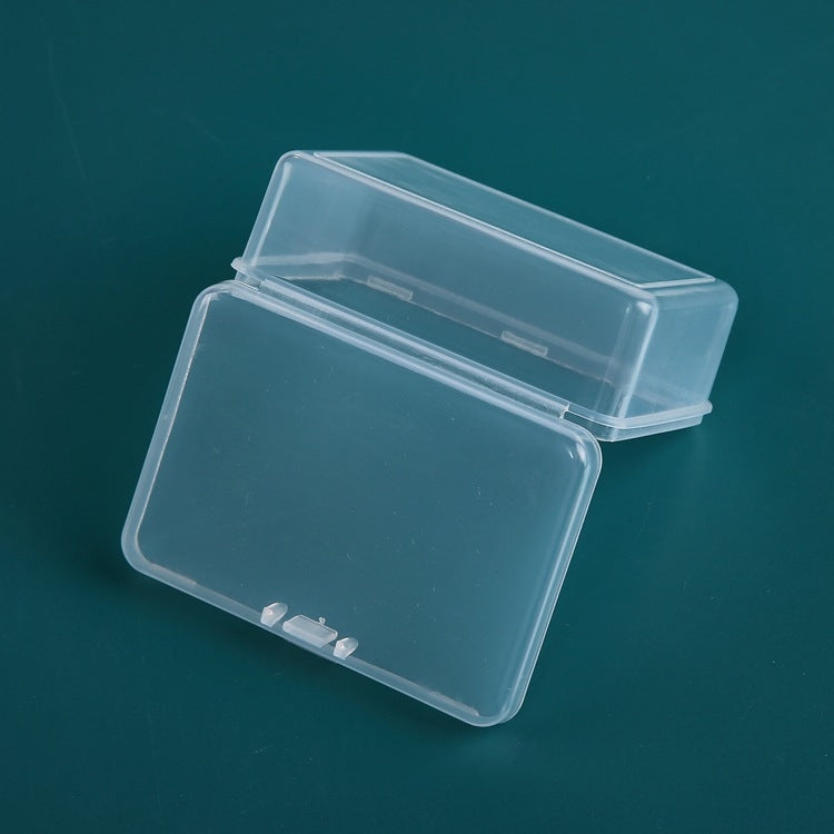 20 STÜCK Rechteckige Kunststoffbox Transparente Teile PP Aufbewahrungsbox mit Deckel, 20 STÜCK Rechteckig