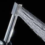 Handbrause aus Messing und Edelstahl, quadratisch, rund