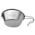 Campingmoon S220 Outdoor Tragbare Verstärkte Edelstahlschüssel Camping Mehrzweck Besteck