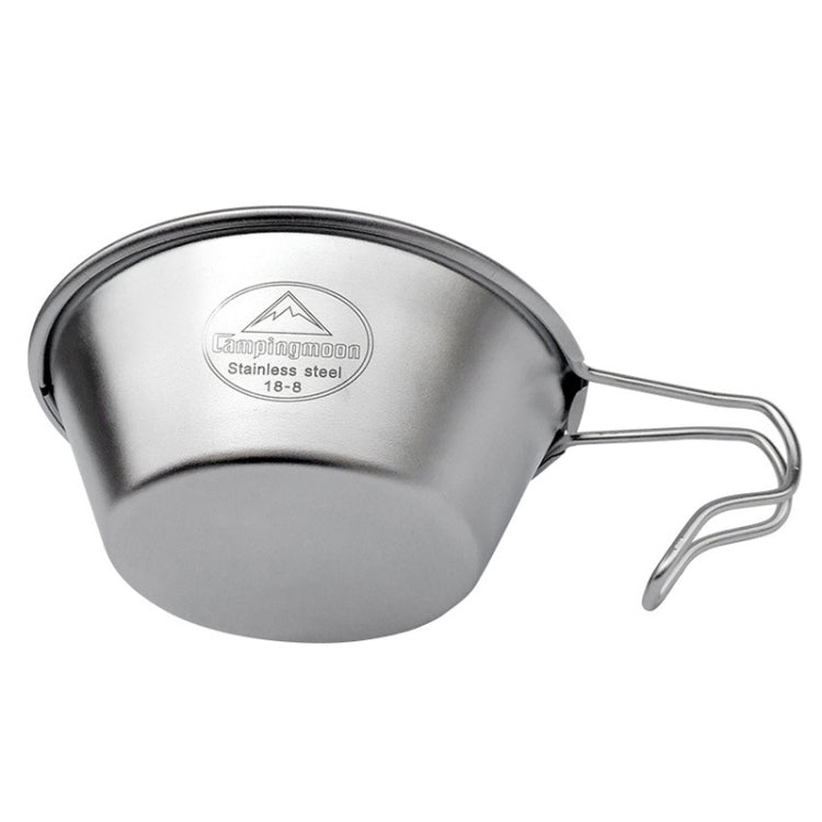 Campingmoon S220 Outdoor Tragbare Verstärkte Edelstahlschüssel Camping Mehrzweck Besteck