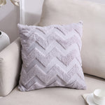 Doppelseitiges Plüschkissen Heim Sofa Kissenbezug, 45x45cm Ohne Füllung, 45x45cm Kissenbezug + Füllung