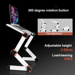 Oatsbasf Faltbarer Computertisch Laptop-Ständer Faltbar Hebbar Höhenverstellbar Tragbares Regal, Stil:, L01 Weiß, L01 Schwarz, L01 Rot, L02 Weiß, L02 Schwarz, L02 Rot