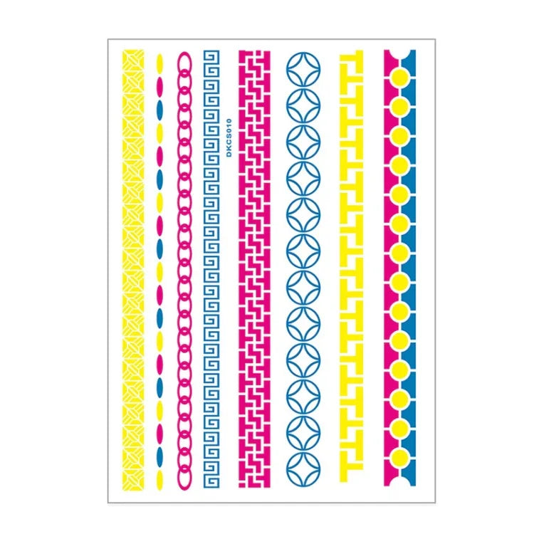 10 Stück fluoreszierende Blumen-Armtattoo-Aufkleber, wasserfeste Feder-Armtattoo-Aufkleber, DKCS010, DKCS017, DKCS019, DKCS022, DKCS025, DKCS028, DKCS032, DKCS033, DKCS034, DKCS036, DKCS037, DKCS042