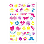 10 Stück fluoreszierende Blumen-Armtattoo-Aufkleber, wasserfeste Feder-Armtattoo-Aufkleber, DKCS010, DKCS017, DKCS019, DKCS022, DKCS025, DKCS028, DKCS032, DKCS033, DKCS034, DKCS036, DKCS037, DKCS042
