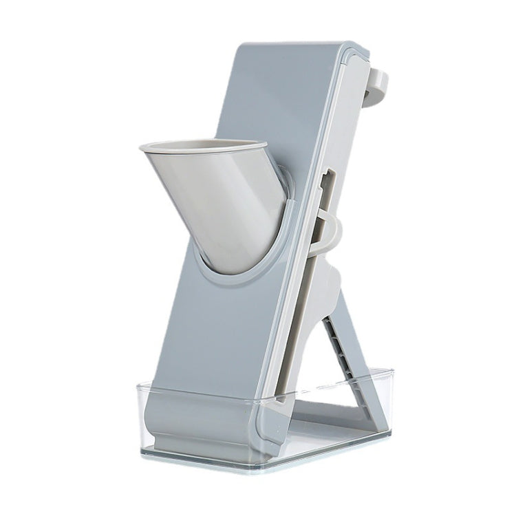Manuelles Schneiden Cutter Küchenhebel Slicer Pressreibe, Einfaches Grau, Einfaches Blau