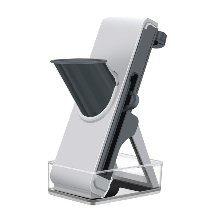 Manuelles Schneiden Cutter Küchenhebel Slicer Pressreibe, Einfaches Grau, Einfaches Blau