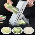 Manuelles Schneiden Cutter Küchenhebel Slicer Pressreibe, Einfaches Grau, Einfaches Blau