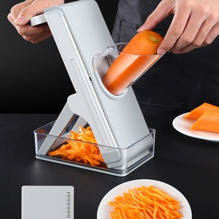 Manuelles Schneiden Cutter Küchenhebel Slicer Pressreibe, Einfaches Grau, Einfaches Blau