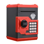 Passwort-Sparschwein, Kinder-Sparautomat, schwarz-rot, weiß-blau, weiß-rosa, Panda, rötlich-schwarz, grün, rot-schwarz