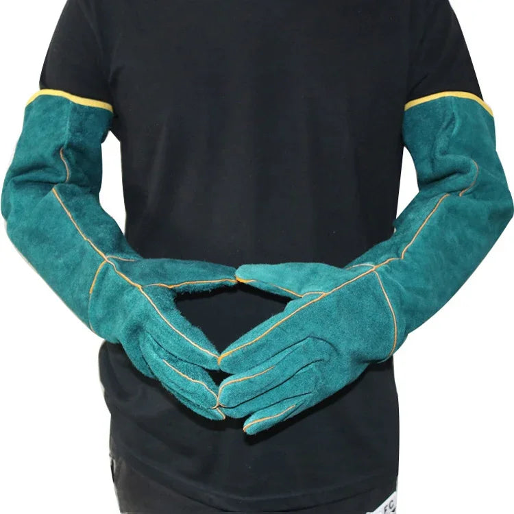Reptilienbissfeste Handschuhe 62 cm Länge Haustier Schutzhandschuhe, st-01