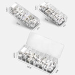 Staubaufbewahrungslinie Box Hub Finishing Box Desktop Datenkabel-Aufbewahrungsbox, Spezifikation: 8 Gitter Basic, 8 Gitter Basic, 8 Gitter Erhöht, 8 Gitter Erhöht Mit Deckel