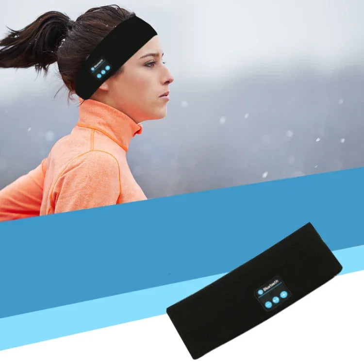 Bluetooth-Headset, Sport-Stirnband, Outdoor-Aktivitäten wie Laufen und Yoga, schweißabsorbierend, Schwarz, Grau, Dunkelgrau