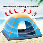 Outdoor-Camping-Strand regenfestes, sonnendichtes Zelt mit automatischem Schnellaufbau, für Einzelpersonen, für zwei Personen, für 3-4 Personen