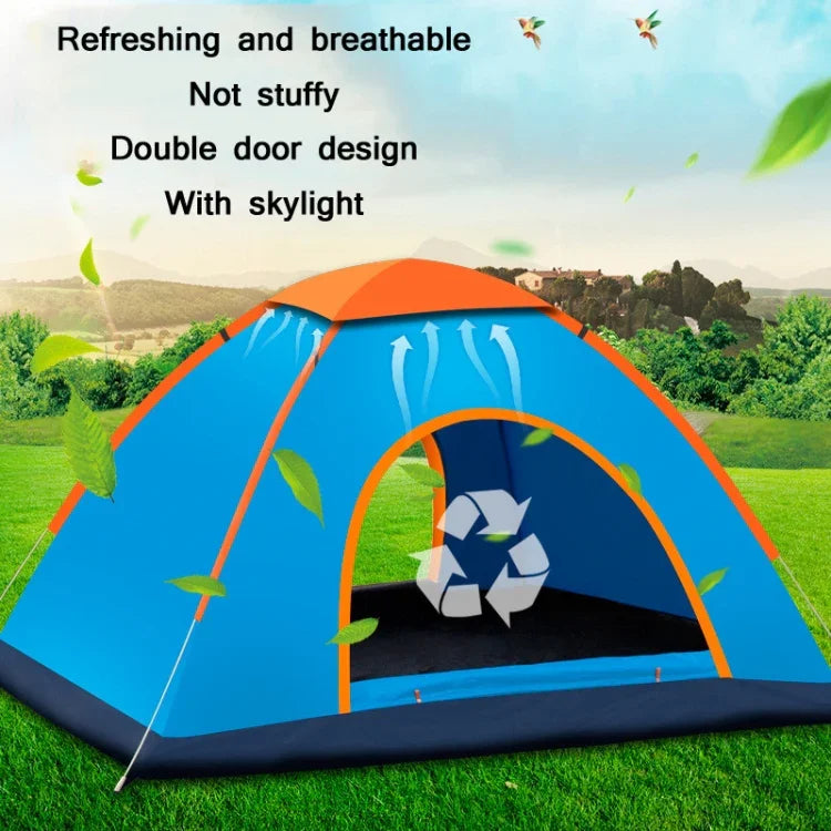 Outdoor-Camping-Strand regenfestes, sonnendichtes Zelt mit automatischem Schnellaufbau, für Einzelpersonen, für zwei Personen, für 3-4 Personen