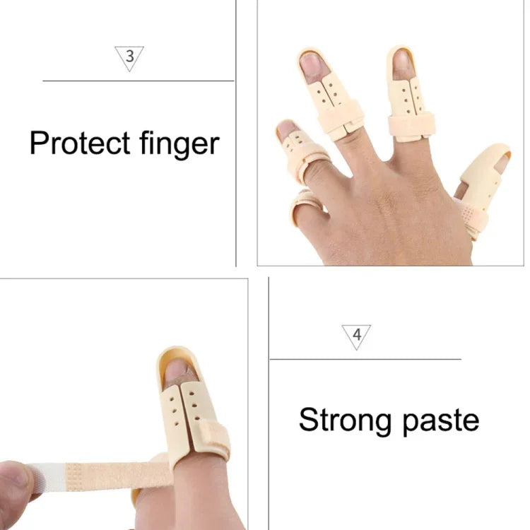 4-teiliges Set verstellbarer Fingerschienen zur Unterstützung der Finger bei Arthritis und Gelenkverletzungen, Nr. 0: 38–42 mm, Nr. 1: 42–48 mm, Nr. 2: 48–52 mm, Nr. 3: 52–55 mm, Nr. 4: 55–60 mm, Nr. 5: 60–65 mm
