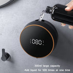 W1 Wandmontierter intelligenter Infrarot-Sensor-USB-Ladeschaumseifenspender, Weiß, Schwarz