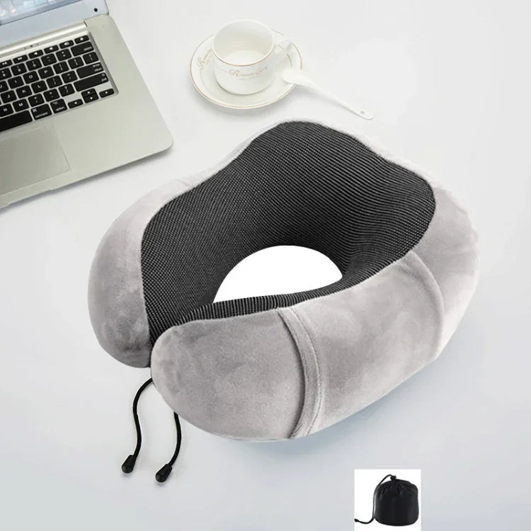Magnetisches Memory Foam U-förmiges Kissen, geeignet für Reisen, feste Kissen