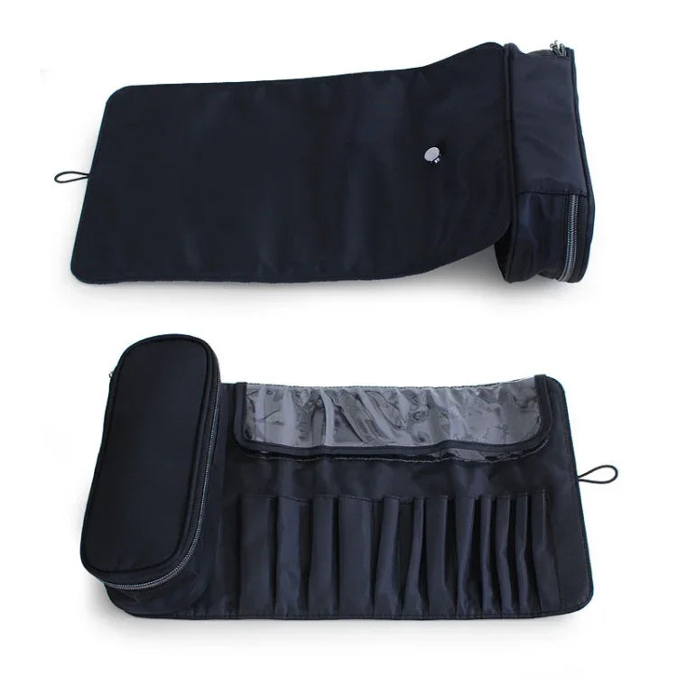 Kosmetiktasche, Aufbewahrungstasche für Kosmetikpinsel, multifunktionales, faltbares Beauty-Make-up-Set
