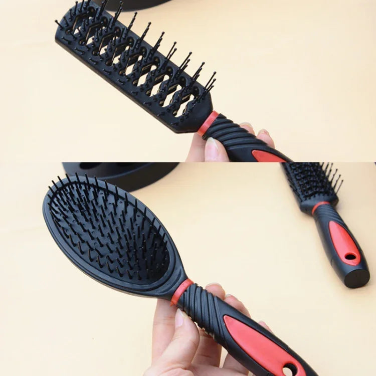 6-in-1 Spiegelkamm Haarkamm mit Basisset Kopfhautmassage-Schönheitskamm