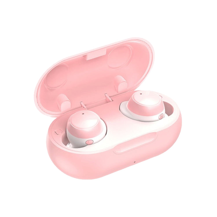 TWS-22 Bluetooth 5.0 In-Ear Sport Wasserdicht Geräuschunterdrückung Touch-Steuerung Mini-Kopfhörer, Schwarz, Weiß, Orange, Pink