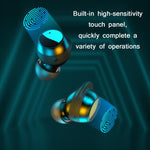 TWS-22 Bluetooth 5.0 In-Ear Sport Wasserdicht Geräuschunterdrückung Touch-Steuerung Mini-Kopfhörer, Schwarz, Weiß, Orange, Pink