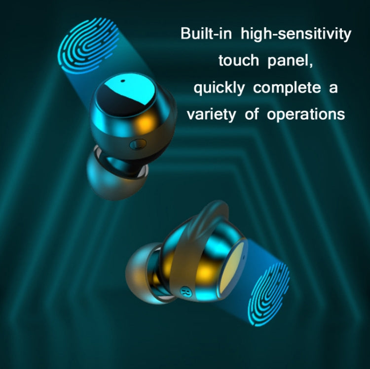 TWS-22 Bluetooth 5.0 In-Ear Sport Wasserdicht Geräuschunterdrückung Touch-Steuerung Mini-Kopfhörer, Schwarz, Weiß, Orange, Pink