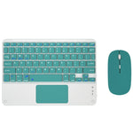 871 9,7 Zoll Tragbare kabellose Bluetooth-Tastatur mit Touchscreen iPad + Maus-Set für iPad, Pink + Maus, Mintgrün + Maus, Grün + Maus, Gelb + Maus, Weiß + Maus, Schwarz + Maus