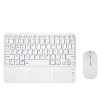 871 9,7 Zoll Tragbare kabellose Bluetooth-Tastatur mit Touchscreen iPad + Maus-Set für iPad, Pink + Maus, Mintgrün + Maus, Grün + Maus, Gelb + Maus, Weiß + Maus, Schwarz + Maus