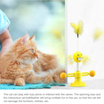 Spring Man Lustiges Katzenspielzeug Katzen-Sauger-Spielzeug Lustige Katzenfeder Lustiger Katzenball, Gelb, Pink, Braun