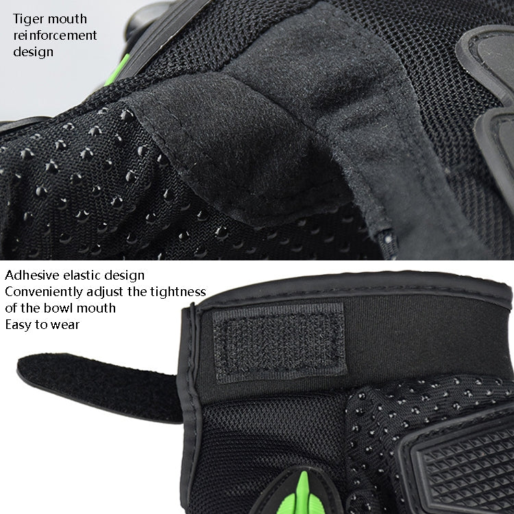 GHOST RACING GR-ST04 Motorcycle Gloves Anti-Fall Full Finger Riding Touch Gloves, L, XXL, M, XL