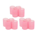 12 STK./Set Selbstklebender Lockenstab, Haarkern, Flauschiges Friseurwerkzeug, zufällige Farblieferung, 63x44mm, 63x32mm, 63x40mm, 63x24mm, 63x36mm, 63x48mm, 63x28mm