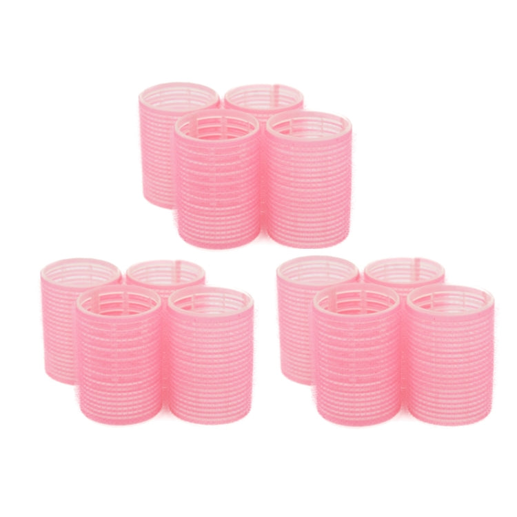 12 STK./Set Selbstklebender Lockenstab, Haarkern, Flauschiges Friseurwerkzeug, zufällige Farblieferung, 63x44mm, 63x32mm, 63x40mm, 63x24mm, 63x36mm, 63x48mm, 63x28mm