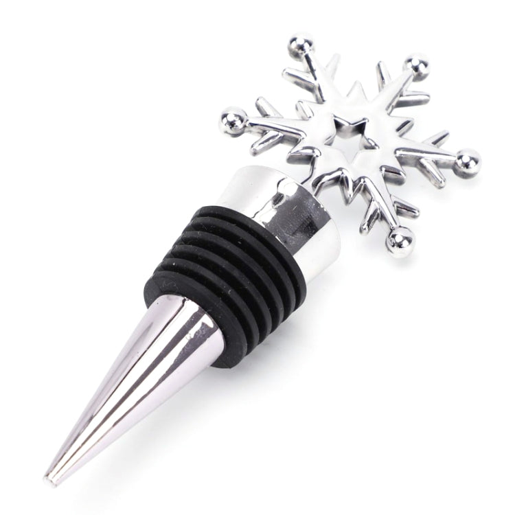 10 Stk. Frischhaltende versiegelte Rotwein-Korken Champagner-Stopper, Champagner-Stopper (Schneeflocke), Champagner-Stopper (Krone)