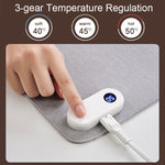 Intelligente digitale Anzeige Timing Heizmauspad Büro Desktop Elektrische Heizmatte, CN-Stecker, Hase 80x33cm, Schwarz 80x33cm, Grün 60x36cm, Grau 60x36cm