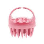Runde Haarwaschbürste aus Silikon, Nass- und Trockenbürste, Mehrzweck-Massagebürste, Pink, Lila, Grün, Schwarz, Blau, Rot, Gelb, Grau