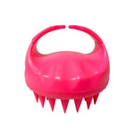Runde Haarwaschbürste aus Silikon, Nass- und Trockenbürste, Mehrzweck-Massagebürste, Pink, Lila, Grün, Schwarz, Blau, Rot, Gelb, Grau