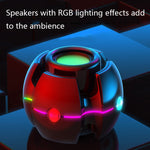 RGB-Lichteffekt Gyro-Form Kabelloses Bluetooth-Audio, Weiß, Rosa, Blau, Schwarz, Rot