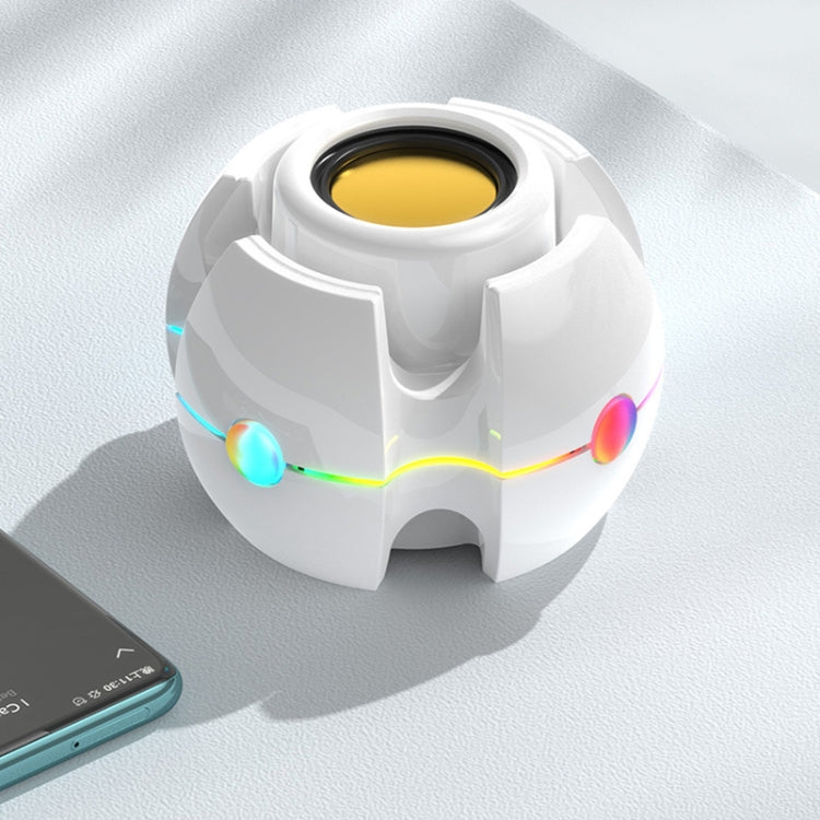 RGB-Lichteffekt Gyro-Form Kabelloses Bluetooth-Audio, Weiß, Rosa, Blau, Schwarz, Rot