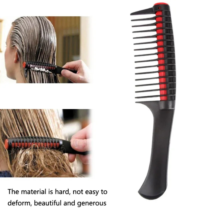 2 Stück 0089 Friseursalon-Färbebürste, Haarstylingbürste, rollende Herzbürste, glatte Haarbürste, Friseurwerkzeuge