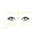 20 Stück wasserfeste Bronzing-Gesichtstattoo-Aufkleber für Partys, Maskenbälle, VS-011, VS-012, VS-013, VS-014, VS-015, VS-016, VS-017, VS-018, VS-019, VS-022, VS-023, VS-024, VS-025, VS-027, VS-028, VS-029, VS-030, VS-031, VS-032, VS-033