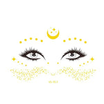 20 Stück wasserfeste Bronzing-Gesichtstattoo-Aufkleber für Partys, Maskenbälle, VS-011, VS-012, VS-013, VS-014, VS-015, VS-016, VS-017, VS-018, VS-019, VS-022, VS-023, VS-024, VS-025, VS-027, VS-028, VS-029, VS-030, VS-031, VS-032, VS-033