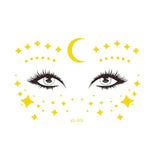 20 Stück wasserfeste Bronzing-Gesichtstattoo-Aufkleber für Partys, Maskenbälle, VS-011, VS-012, VS-013, VS-014, VS-015, VS-016, VS-017, VS-018, VS-019, VS-022, VS-023, VS-024, VS-025, VS-027, VS-028, VS-029, VS-030, VS-031, VS-032, VS-033