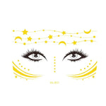 20 Stück wasserfeste Bronzing-Gesichtstattoo-Aufkleber für Partys, Maskenbälle, VS-011, VS-012, VS-013, VS-014, VS-015, VS-016, VS-017, VS-018, VS-019, VS-022, VS-023, VS-024, VS-025, VS-027, VS-028, VS-029, VS-030, VS-031, VS-032, VS-033