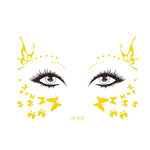 20 Stück wasserfeste Bronzing-Gesichtstattoo-Aufkleber für Partys, Maskenbälle, VS-011, VS-012, VS-013, VS-014, VS-015, VS-016, VS-017, VS-018, VS-019, VS-022, VS-023, VS-024, VS-025, VS-027, VS-028, VS-029, VS-030, VS-031, VS-032, VS-033