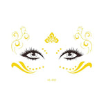 20 Stück wasserfeste Bronzing-Gesichtstattoo-Aufkleber für Partys, Maskenbälle, VS-011, VS-012, VS-013, VS-014, VS-015, VS-016, VS-017, VS-018, VS-019, VS-022, VS-023, VS-024, VS-025, VS-027, VS-028, VS-029, VS-030, VS-031, VS-032, VS-033