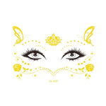 20 Stück wasserfeste Bronzing-Gesichtstattoo-Aufkleber für Partys, Maskenbälle, VS-011, VS-012, VS-013, VS-014, VS-015, VS-016, VS-017, VS-018, VS-019, VS-022, VS-023, VS-024, VS-025, VS-027, VS-028, VS-029, VS-030, VS-031, VS-032, VS-033